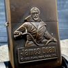BẬT LỬA ZIPPO BRASS JAMES DEAN HUYỀN THOẠI ĐỜI VIII NĂM 1992 ZL177