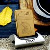 BẬT LỬA ZIPPO BRASS ĂN MÒN CHỦ ĐỀ CÂU CÁ ĐỜI XI NĂM 1993 ZL224