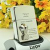 BẬT LỬA ZIPPO MẠ BẠC ĐÍNH KIM CƯƠNG LIMITTED 0006 EMBLEM (CỰC HIẾM) ĐỜI XIII NĂM 1997 ZL154