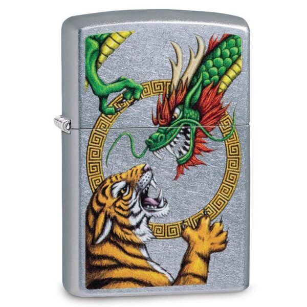 Zippo Chinese Dragon Street Chrome Design – 29837 Mã Sản Phẩm ZM55