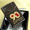 Bật Lửa Zippo 90th kỷ niệm thành lập hãng logo 90 năm mạ vàng nền mạ Pramium vân đá Z310