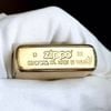 BẬT LỬA ZIPPO BRASS ARMOR TRƠN PHAY XƯỚC Z126