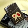 Bật Lửa Zippo 90th kỷ niệm thành lập hãng logo 90 năm mạ vàng nền mạ Pramium vân đá Z310