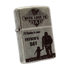 Bật Lửa Zippo Antique Silver Plated Khắc Father's Day Z319