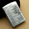 BẬT LỬA ZIPPO QUAN VŨ 3D CỰC SẮC SẢO MẠ BẠC BẢN AMOR DẦY - ZN103