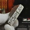 Bật lửa Zippo Bạc nguyên khối khắc Phật Như Lai 5 mặt - ZB12