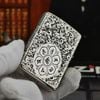 Bật lửa Zippo Bạc nguyên khối khắc Quan Thế Âm Bồ Tát 4 mặt - ZB30