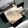 Bật Lửa Zippo Cổ Đồng Khối Mạ Chrome Trơn Phay Xước Trơn 2 Mặt Đã Qua Sử Dụng Sản Xuất Năm 1939 ZQH143
