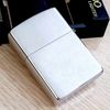 BẬT LỬA ZIPPO ĐỒNG KHỐI MẠ CHROME TRƠN PHAY XƯỚC ĐỜI XIV NĂM 1998 ZL504