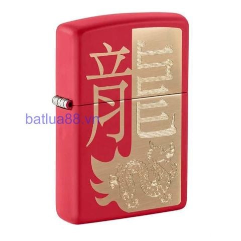 Bật Lửa Zippo 48769 – Zippo Year of the Dragon 2024 Red Matte Z329