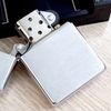 BẬT LỬA ZIPPO ĐỒNG KHỐI MẠ CHROME TRƠN PHAY XƯỚC ĐỜI XIV NĂM 1998 ZL504