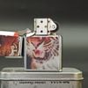 BẬT LỬA ZIPPO CHROME BÓNG SƠN HẤP NHIỆT CHỦ ĐỀ MẶT HỔ Z88