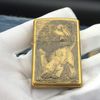 BẬT LỬA ZIPPO BRASS CHỦ ĐỀ EMBLEM SƯ TỬ ĐỜI XIV  LA MÃ SẢN XUẤT NĂM 1998 - ZL255