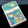 BẬT LỬA ZIPPO MẠ BẠC HOA VĂN KHẢM XÀ CỪ (KHẢM TRAI) HÌNH SAO ZN85