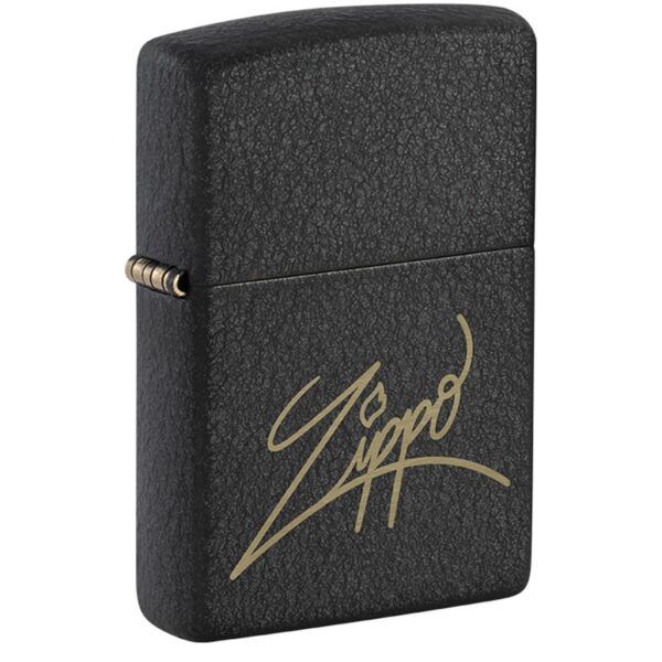 Zippo Classic Black Crackle Laser Engrave – 48143 Mã Sản Phẩm ZM8