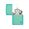 Zippo Classic Flat Turquoise Laser Engrave – 48151 Mã Sản Phẩm ZM45