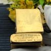 ZIPPO VINTAGE BRASS KHÔNG CHẶT GÓC CHỦ ĐỀ TỔNG THỐNG HOA KỲ RẤT HIẾM ĐỜI V LA MÃ SẢN XUẤT 1989 - ZQH10