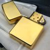BẬT LỬA ZIPPO ĐỒNG KHỐI BRASS TRƠN BÓNG ĐỜI XII NĂM 1996 ZL43