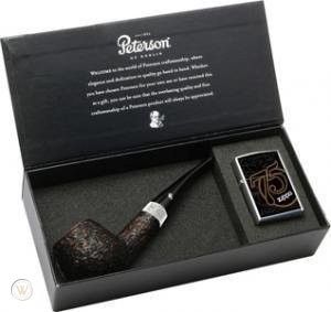 Set Bật Lửa Zippo 24358 75th Kỷ Niệm 75 Năm Thành Lập Hãng với Bộ ống Peterson Cực Hiếm , Giá Trị Sưu Tầm Cực Cao ZS43