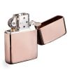 Bật Lửa Zippo Vàng Hồng Trơn Bóng Rose Gold Z296