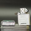 BẬT LỬA ZIPPO CHROME BÓNG HOA VĂN SƠN HẤP NHIỆT CHỦ ĐỀ CỎ 4 LÁ NĂM 2015 Z80