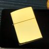 BẬT LỬA ZIPPO BRASS MẠ VÀNG TRƠN ĐỜI XIV NĂM 1998 ZL45
