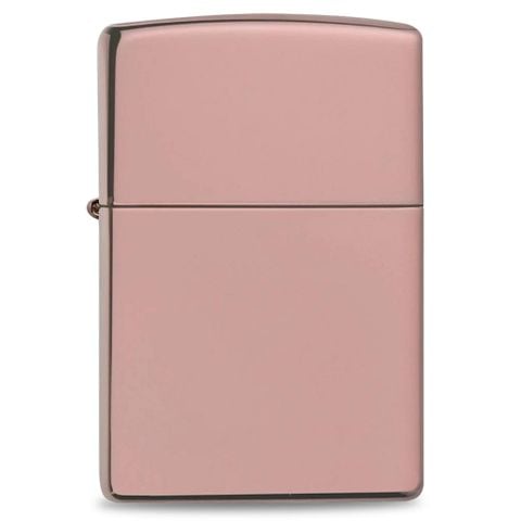 Bật Lửa Zippo Vàng Hồng Trơn Bóng Rose Gold Z296