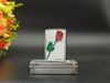 BẬT LỬA ZIPPO CHROME BÓNG SƠN HẤP NHIỆT CHỦ ĐỀ BÔNG HỒNG ĐỜI XVI NĂM 2000 ZL208