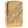 BẬT LỬA ZIPPO MẠ VÀNG HOA VĂN COTY 2018 NĂM 2018 ZL187