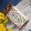 BẬT LỬA XĂNG ĐÁ HOA VĂN TRẮNG TRÒN CHIEF CF19TT