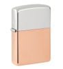 Zippo 48694 – Zippo Bimetal (Copper Bottom) – Zippo Bimetal Case – Sterling Silver Lid ZB73