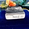 BẬT LỬA ZIPPO BẠC ĐÚC NGUYÊN KHỐI STERLING CHỦ ĐỀ LÔI THẦN NĂM 2005 ZB6
