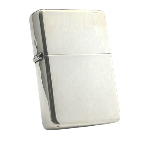 BẬT LỬA ZIPPO BẠC ĐÚC NGUYÊN KHỐI STERLING NĂM 2007 ĐÃ QUA SỬ DỤNG ZBU54