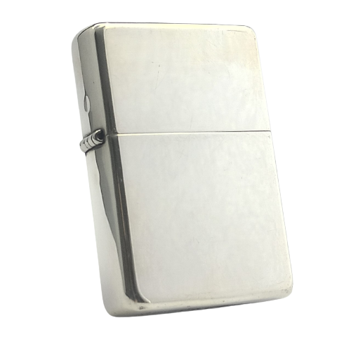 BẬT LỬA ZIPPO BẠC ĐÚC NGUYÊN KHỐI STERLING NĂM 2007 ĐÃ QUA SỬ DỤNG ZBU54