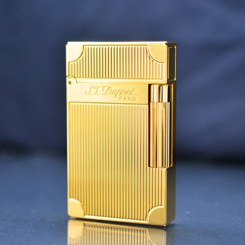 BẬT LỬA DUPONT GA MẠ VÀNG VÂN SỌC DƯA LOGO DUPONT HÌNH Ô VAN - D15