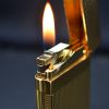 Bật Lửa Dupont Hong Kong mạ vàng vân kim cương D98