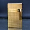 BẬT LỬA DUPONT XĂNG 1 LỖ VÂN KIM CƯƠNG NHỎ MẠ VÀNG DX9 SỬ DỤNG XĂNG BẬT LỬA ZIPPO