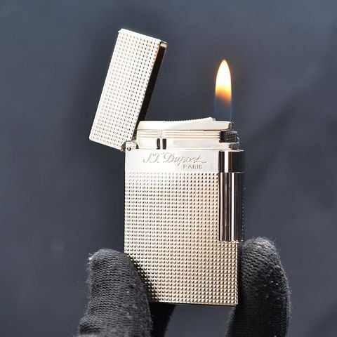Bật Lửa Dupont Vân Kim Cương Trắng D206