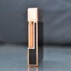 Bật lửa ST Dupont sơn mài đen nắp vàng hồng D131H