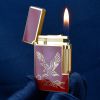Bật lửa Dupont Đại Bàng sơn đỏ viền vàng D97