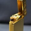 BẬT LỬA DUPONT XĂNG VÂN SỌC THẲNG MẠ VÀNG 1 LỖ SỬ DỤNG XĂNG BẬT LỬA ZIPPO DX20