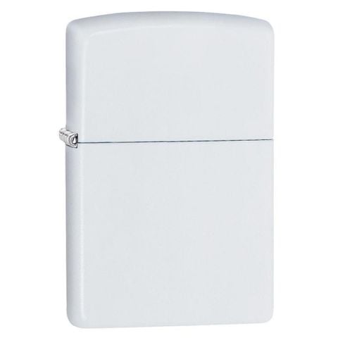 Bật Lửa Zippo Phủ Sơn Tĩnh Điện Màu Trắng – Zippo White Matte Z306