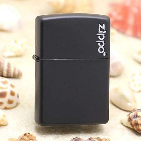 BẬT LỬA ZIPPO SƠN TĨNH ĐIỆN ĐEN LOGO ZIPPO Z134