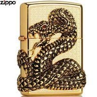 BẬT LỬA ZIPPO CHÍNH HÃNG HÌNH CON RẮN - ZN6