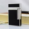 D174 -  Bật Lửa Dupont Sơn Mài Đen Viền Trắng