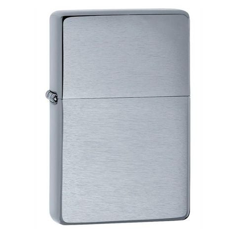 BẬT LỬA ZIPPO CHROME XƯỚC VINTAGE ĐẦU BẰNG KHÔNG CHẶT GÓC Z230