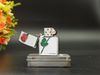 BẬT LỬA ZIPPO CHROME BÓNG SƠN HẤP NHIỆT CHỦ ĐỀ BÔNG HỒNG ĐỜI XVI NĂM 2000 ZL208