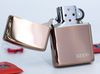 Bật Lửa Zippo Vàng Hồng Trơn Bóng Rose Gold Logo chữ Zippo Z294