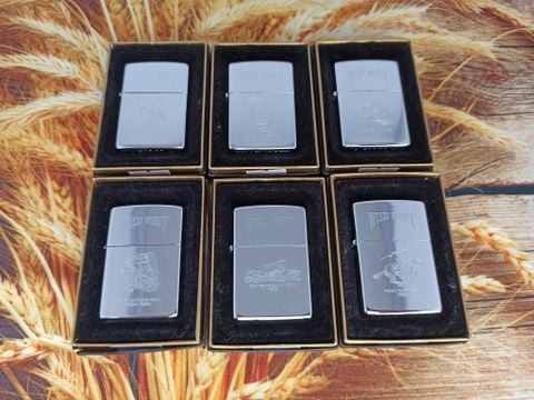 SET BẬT LỬA ZIPPO CHỦ ĐỀ MIỀN TÂY HOANG DÃ ĐỜI LA MÃ ZS19