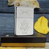 BẬT LỬA ZIPPO CHROME BÓNG CHỦ ĐỀ U.S.ARMY QUÂN SỰ HOA KỲ ĐỜI VII NĂM 1991 ZL132